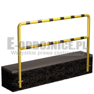 Barierka techniczna średnica 60,3 mm długość 2000 mm do wkopania