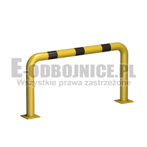 Odbojnica liniowa średnica 76,1 mm wysokość 600 mm, długość  1200 mm