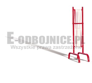 Bariera nożycowa stalowa biało-czerwona do 3m