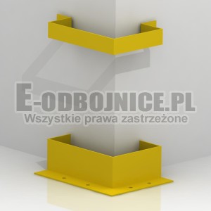 Mocowanie belki na ścianę pionowe narożne