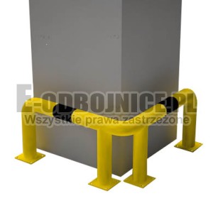 Odbojnica narożna równoramienna średnica 60,3 mm wysokość do wyboru, długość ramion do wyboru