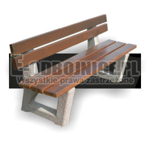 Ławka betonowa 12
