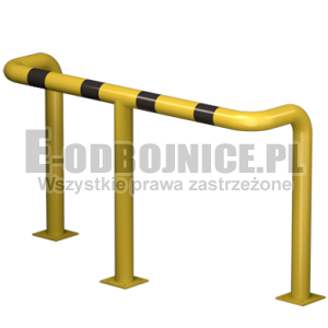 Odbojnica U-3 średnica 76,1 mm wysokość 800 mm, wymiar wewnętrzny A=1200 mm B=300 mm