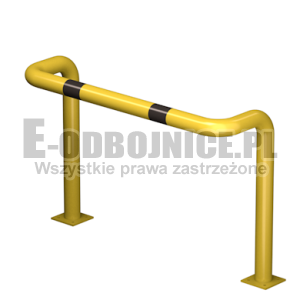 Odbojnica U-2 średnica 76,1 mm wysokość 800 mm, wymiar wewnętrzny A=1000 mm B=300 mm