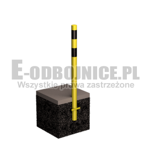 Odbojnica słupowa średnica 60,3 mm wysokość 800 mm do wkopania