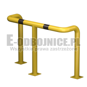 Odbojnica U-3 średnica 76,1 mm wysokość 800 mm, wymiar wewnętrzny A=1000 mm B=300 mm