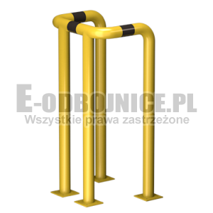 Odbojnica U-4 średnica 76,1 mm wysokość 1200 mm, wymiar wewnętrzny A=400 mm B=400 mm