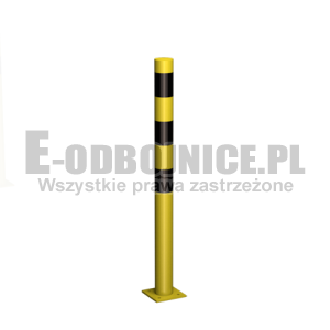 Odbojnica słupowa średnica 76,1 mm wysokość 1000 mm do przykręcenia
