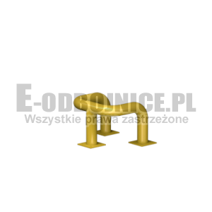 Odbojnica U-3 średnica 76,1 mm wysokość 300 mm, wymiar wewnętrzny A=250 mm B=300 mm