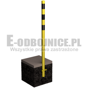 Odbojnica słupowa średnica 60,3 mm wysokość 1200 mm do wkopania