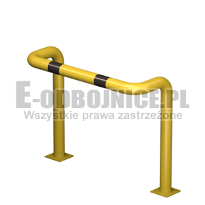 Odbojnica U-2 średnica 76,1 mm wysokość 800 mm, wymiar wewnętrzny A=800 mm B=300 mm