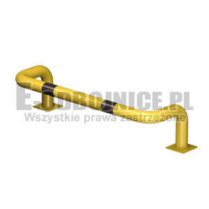 Odbojnica U-2 średnica 76,1 mm wysokość 300 mm, wymiar wewnętrzny A=1000 mm B=300 mm