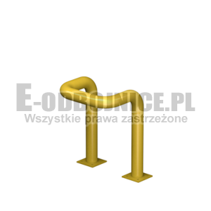 Odbojnica U-2 średnica 76,1 mm wysokość 600 mm, wymiar wewnętrzny A=250 mm B=300 mm