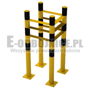 Odbojnica U-4 średnica 60,3 mm wysokość 900 mm, wymiar wewnętrzny  do wyboru