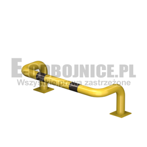 Odbojnica U-2 średnica 76,1 mm wysokość 300 mm, wymiar wewnętrzny A=800 mm B=300 mm