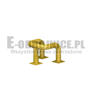 Odbojnica U-3 średnica 76,1 mm wysokość 300 mm, wymiar wewnętrzny A=200 mm B=300 mm