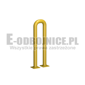 Odbojnica liniowa średnica 60,3 mm wysokość 800 mm, długość  300 mm