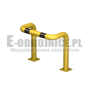 Odbojnica U-2 średnica 76,1 mm wysokość 600 mm, wymiar wewnętrzny A=500 mm B=300 mm