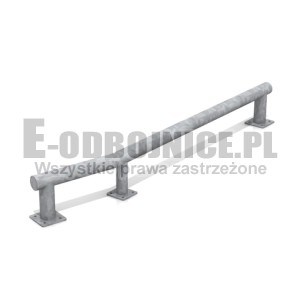 Naprowadzacz łamany MINI 03 średnica 76,1 mm, długość 2000 mm, wysokość 250 mm- prawy