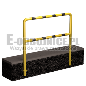 Barierka techniczna średnica 60,3 mm długość 1500 mm do wkopania