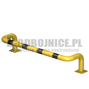 Odbojnica U-2 średnica 76,1 mm wysokość 300 mm, wymiar wewnętrzny A=1200 mm B=300 mm