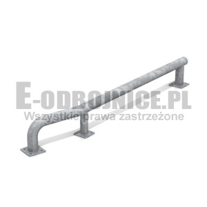 Naprowadzacz łamany MINI 02 średnica 76,1 mm, długość 2000 mm, wysokość 250 mm- prawy