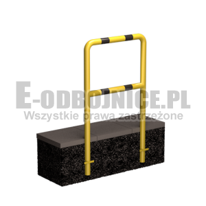 Barierka techniczna średnica 60,3 mm długość 800 mm do wkopania