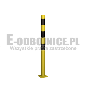 Odbojnica słupowa średnica 60,3 mm wysokość 1000 mm do przykręcenia