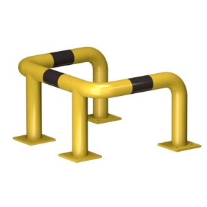 Odbojnica U-4 średnica 60,3 mm wysokość 300 mm, wymiar wewnętrzny A=400 mm B=400 mm