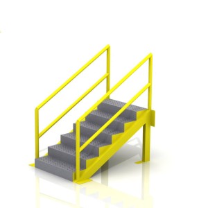 Schody techniczne, rampowe 02 