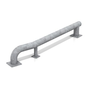 Naprowadzacz łamany MIDI 02 średnica 114,3 mm, długość 2000 mm, wysokość 300 mm- prawy
