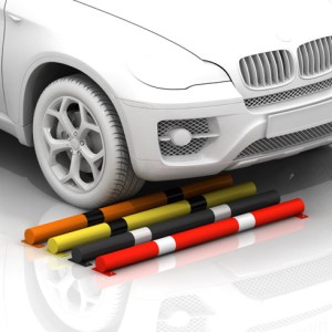 Ogranicznik parkingowy stalowy rura 60,3 mm długość 1200 mm kolor do wyboru 
