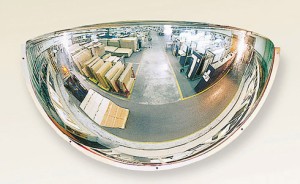 Lustro magazynowe półkuliste wewnętrzne średnica 1140 mm - aleja wąska