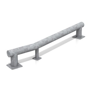 Naprowadzacz łamany MIDI 03 średnica 114,3 mm, długość 2000 mm, wysokość 300 mm- prawy