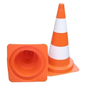 Pachołek drogowy 50 cm PCV