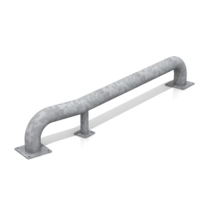 Naprowadzacz łamany MIDI średnica 114,3,0 mm, długość 2000 mm, wysokość 300 mm- prawy