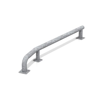Naprowadzacz łamany MINI 02 średnica 76,1 mm, długość 2000 mm, wysokość 250 mm- lewy