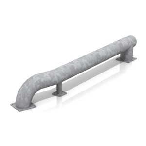 Naprowadzacz łamany MAXI 02 średnica 159,0 mm, długość 2000 mm, wysokość 300 mm- prawy