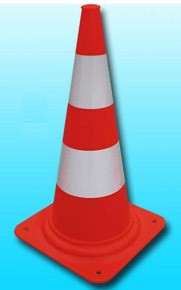 Pachołek drogowy 75 cm PE odblaskowy