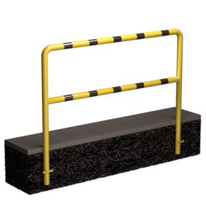Barierka techniczna średnica 60,3 mm długość 1800 mm do wkopania