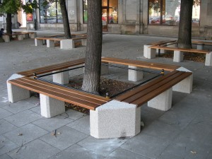 Ławka betonowa 09