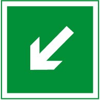 Znak 11 Kierunek drogi ewak skos 150x150 PF