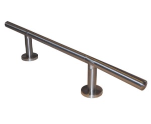 Odbojnica liniowa stal nierdzewna średnica 42,4 mm wysokość 180 mm, długość 1620 mm