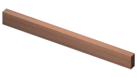 Kantówka z drewna iglastego, 200 x 100 mm. Długość2000 mm. 