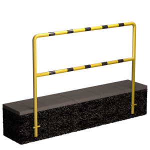 Barierka techniczna średnica 48,3 mm długość 1800 mm do wkopania