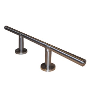 Odbojnica liniowa stal nierdzewna średnica 42,4 mm wysokość 180 mm, długość 870 mm