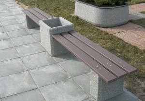 Ławka betonowa 06